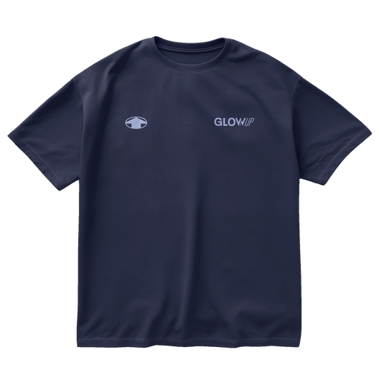 T-Shirt 3D Navy Blue Oversize Unisex 250 gsm