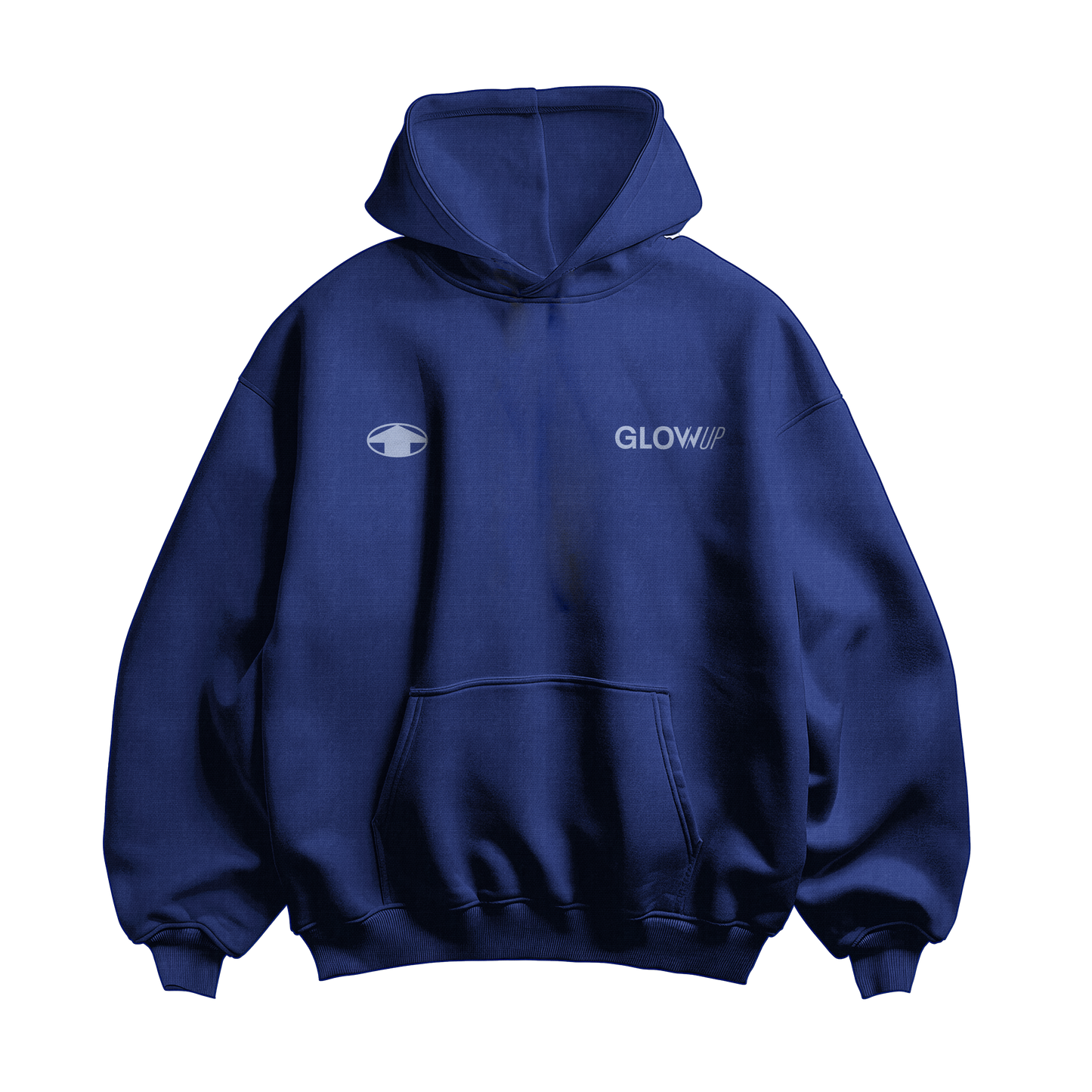 Hoodie 3D Navy Blue Oversize Unisex 320 gsm