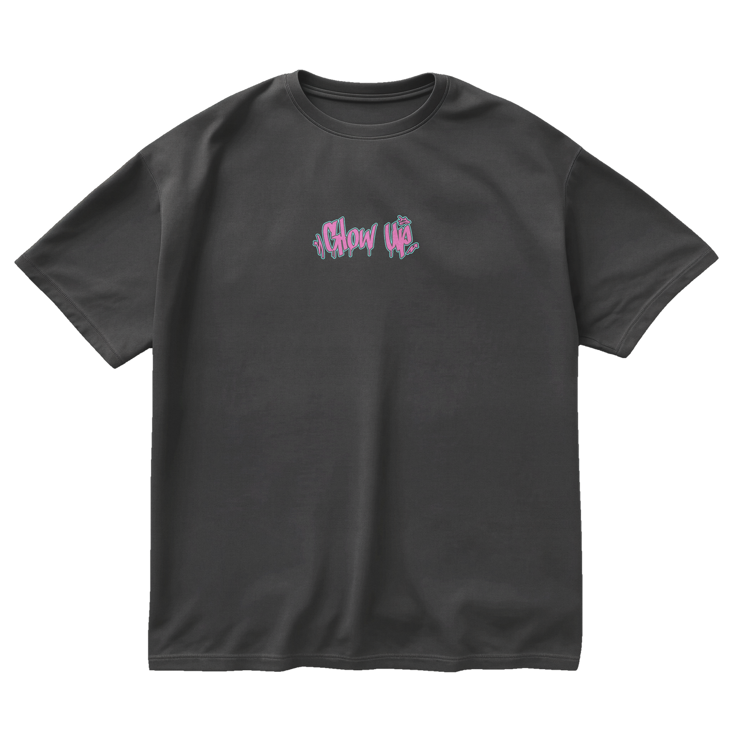 T-Shirt Graffiti Worn Gray Oversize Unisex 250 gsm